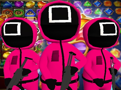 Squid Recreation Gold match-3